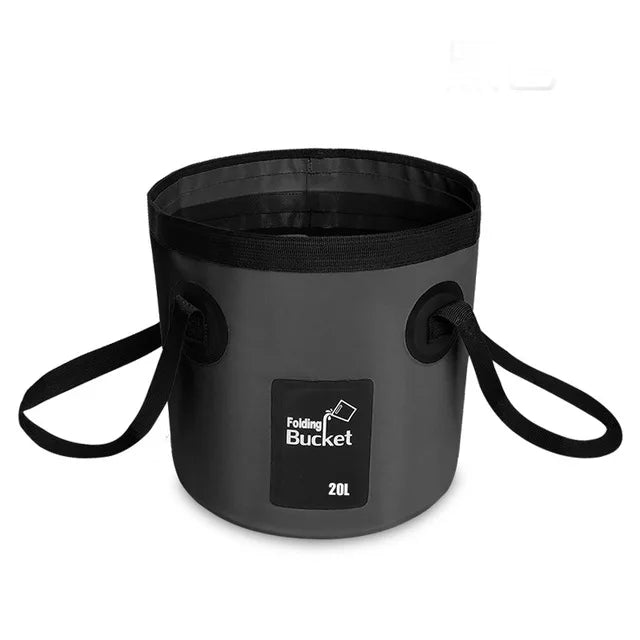 12L Portable Waterproof Water Bag Folding Bucket Water Storage Container Carrier Bags For Fishing Camping Hiking