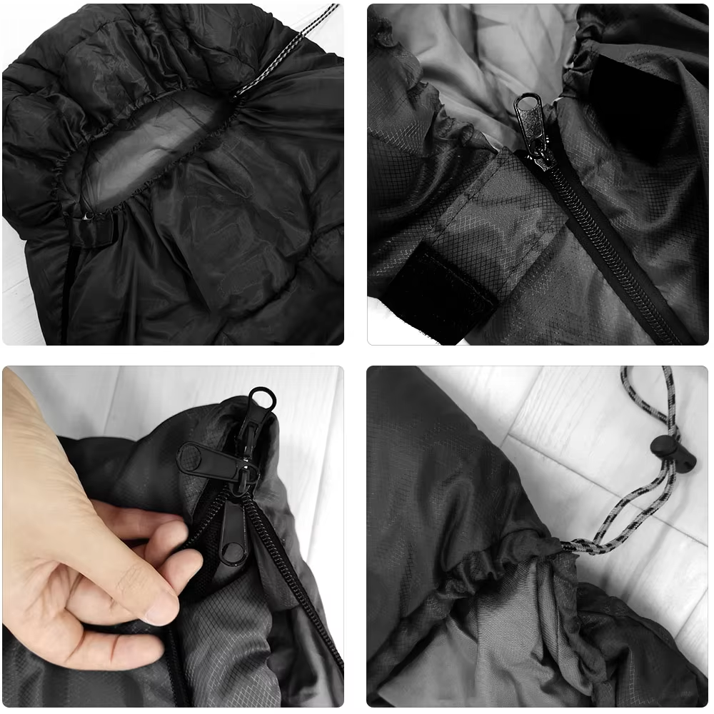 Polyester Camping Sleeping Bag - 4 Seasons, Portable Design