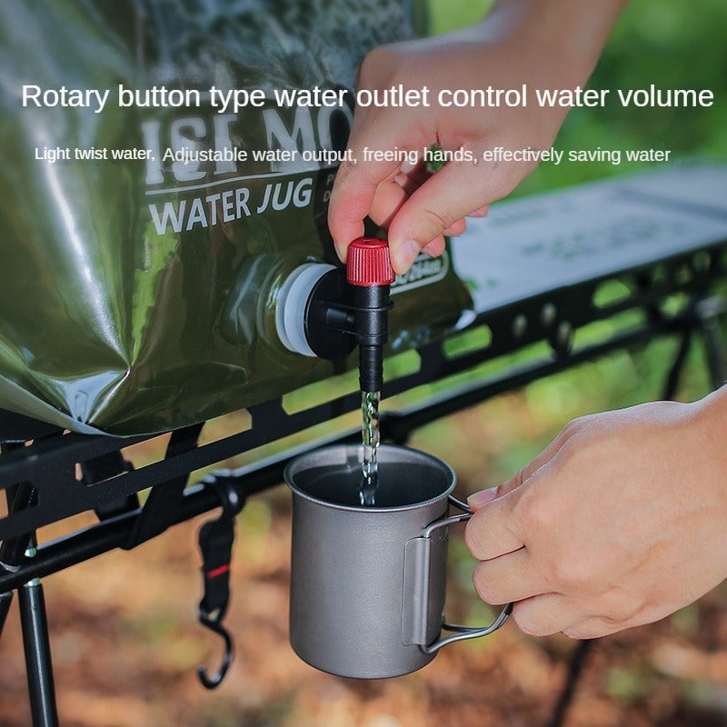 Collapsible Water Bag 7.5L/8L with Faucet - Camping Essential