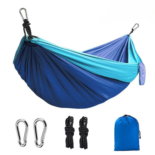 Outdoor Camping Hammock: Portable Parachute for 1-2 People