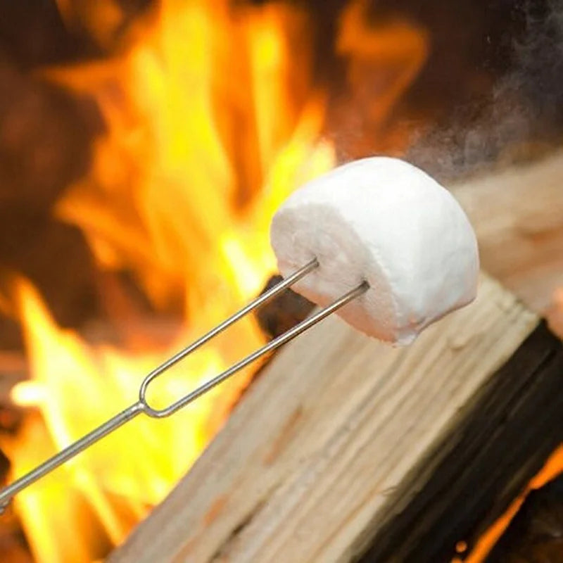 BBQ Skewers: Telescopic Extendable Hot Dog Roasting Forks