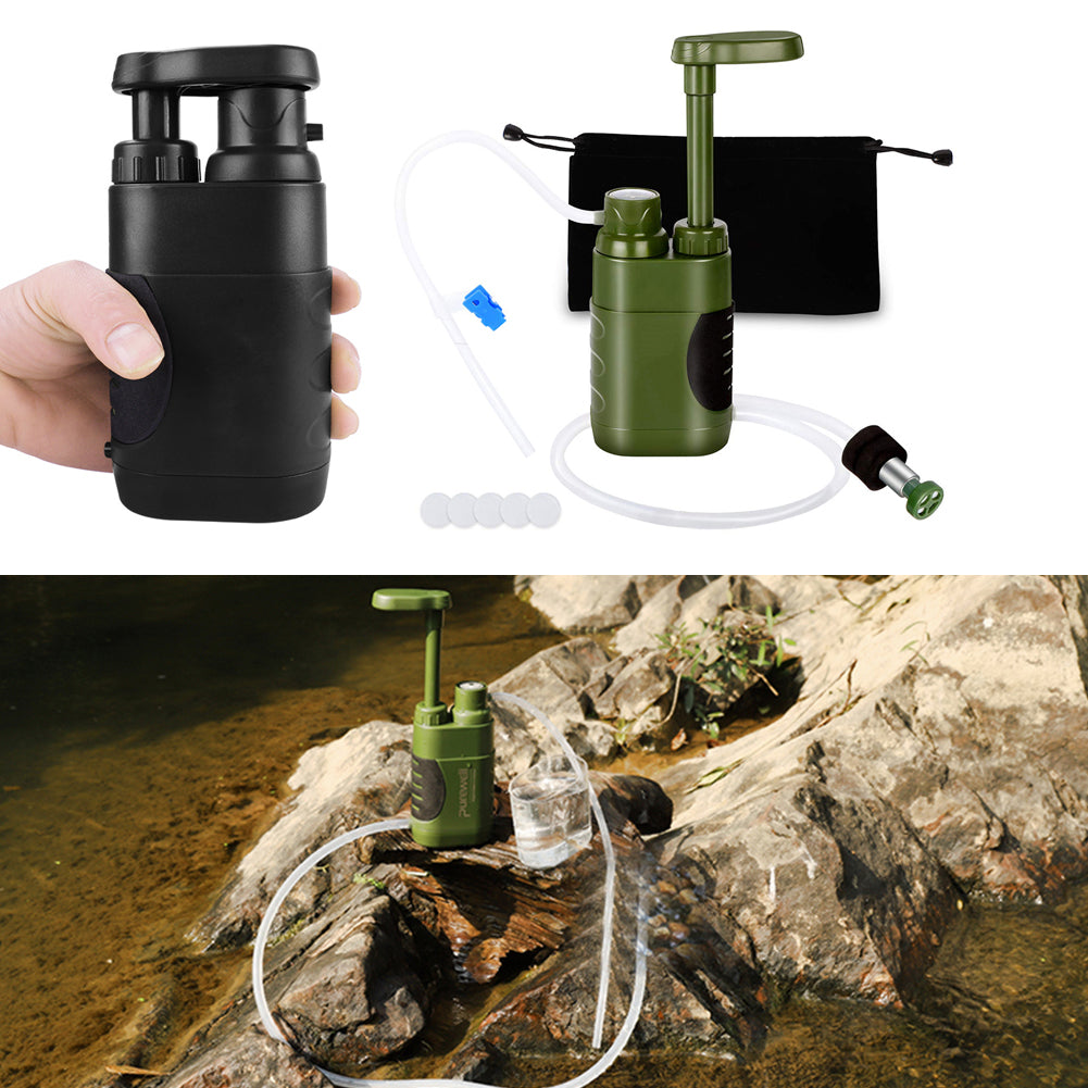 Outdoor Water Filter: Portable Camping Purifier System