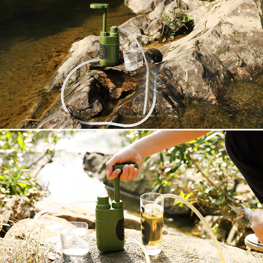 Outdoor Water Filter: Portable Camping Purifier System