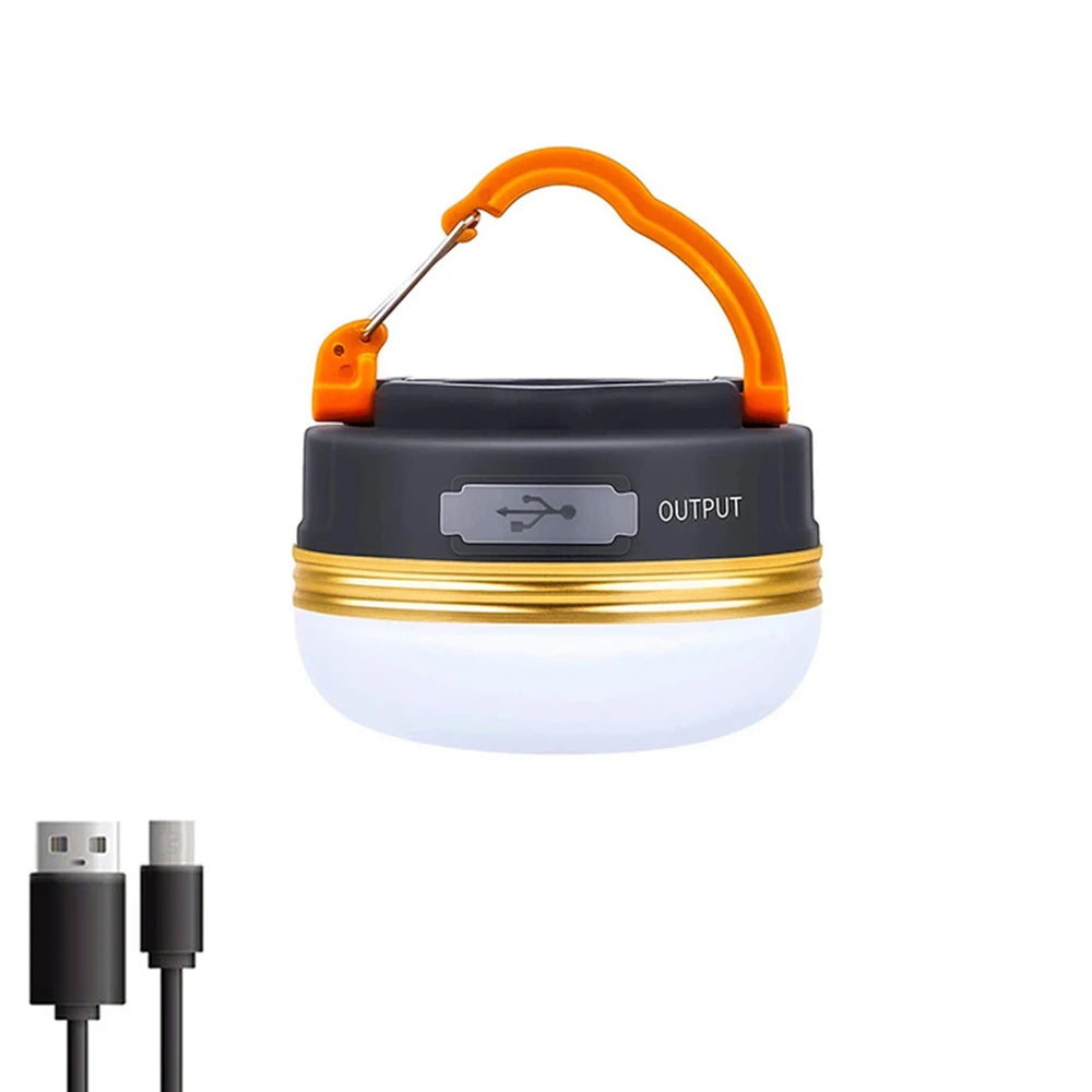 Camping Lantern - Solar LED 1000LM Rechargeable Power Bank