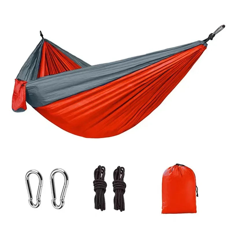 Outdoor Camping Hammock: Portable Parachute for 1-2 People