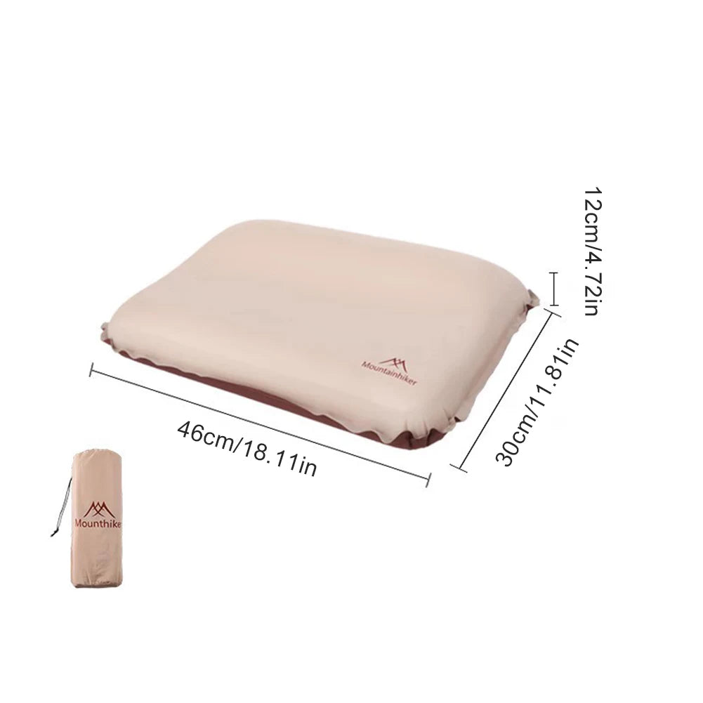 Camping Air Pillow: Ergonomic Self-Inflating Travel Comfort