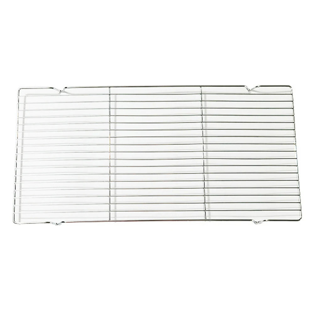 Barbecue Grill: Stainless Steel BBQ Grill Mesh Net - Rectangle Grid