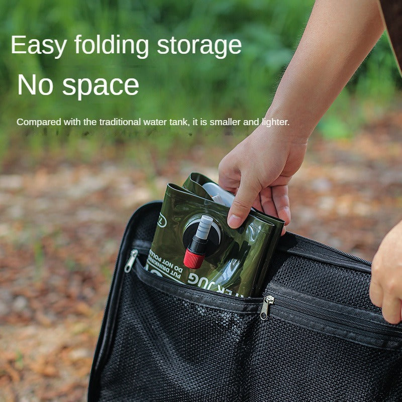 Collapsible Water Bag 7.5L/8L with Faucet - Camping Essential