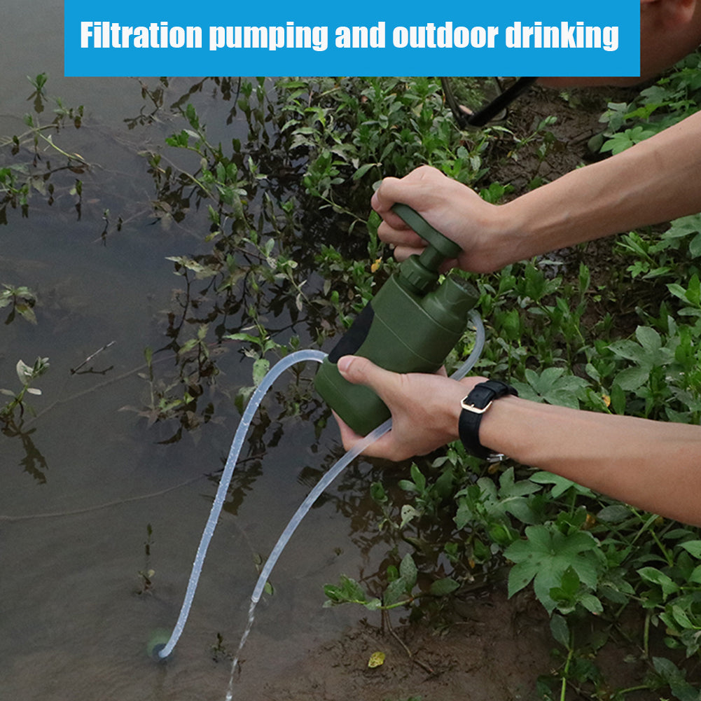 Outdoor Water Filter: Portable Camping Purifier System