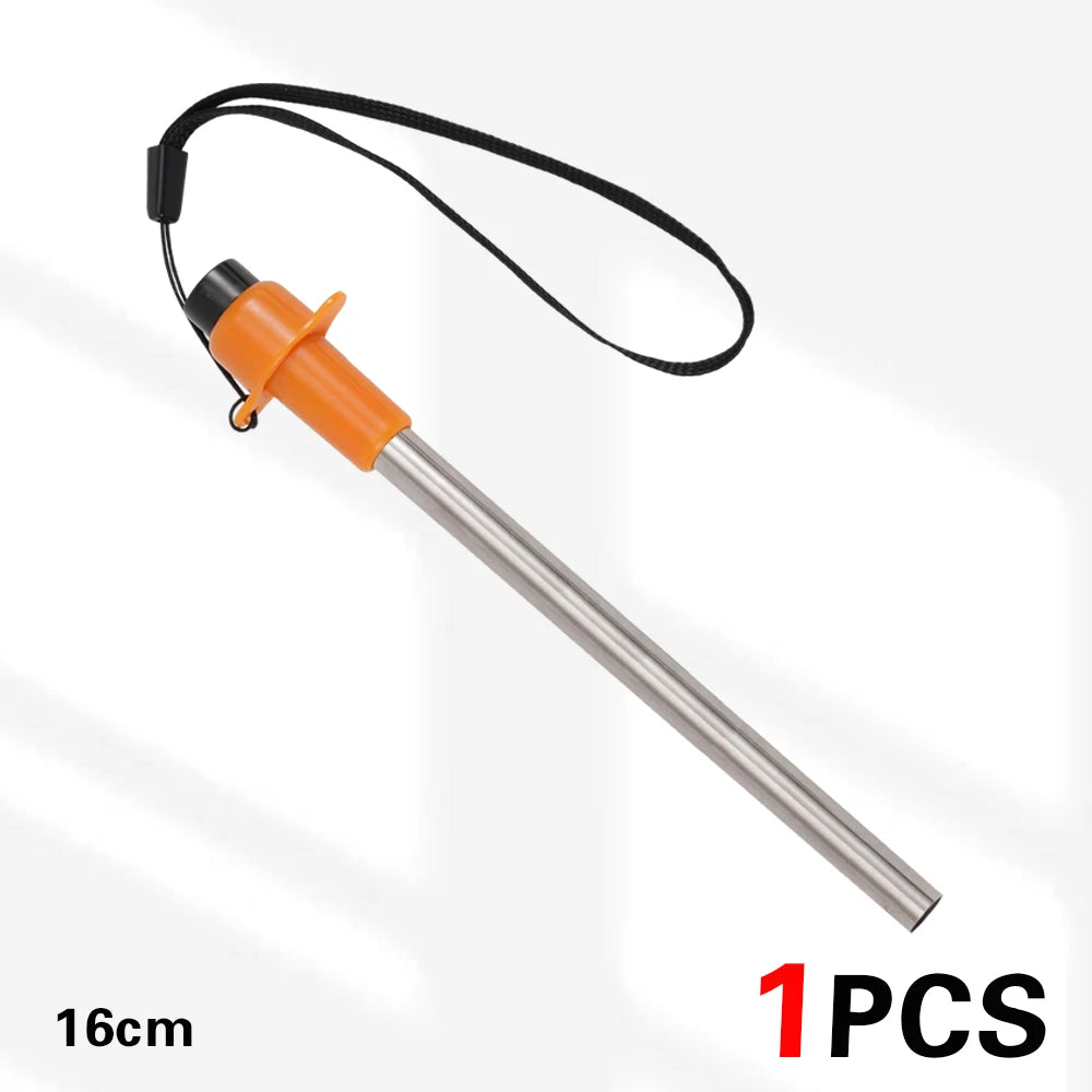 Pandatour 1PC Outdoor Camping Mini Electric Lighter Kitchen Household Stove Lgniter Stainless BBQ Piezo One Click Ignition