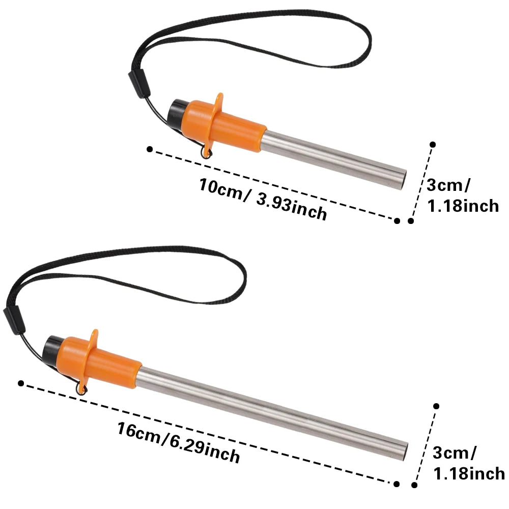 Pandatour 1PC Outdoor Camping Mini Electric Lighter Kitchen Household Stove Lgniter Stainless BBQ Piezo One Click Ignition