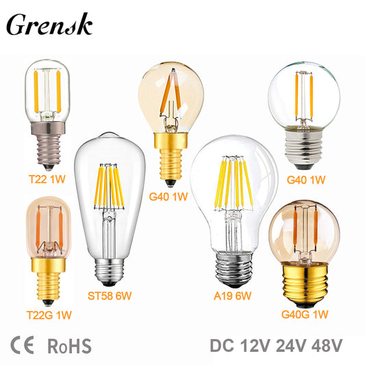 E27 LED Light Bulb 12V 24V - Daylight White for RV & Home