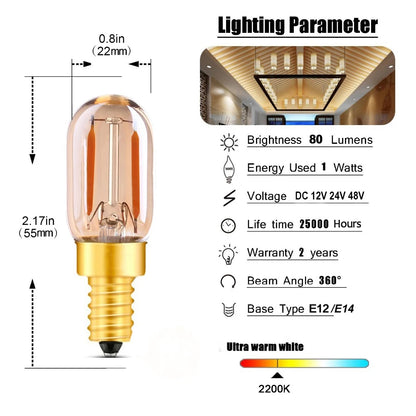 E27 LED Light Bulb 12V 24V - Daylight White for RV & Home