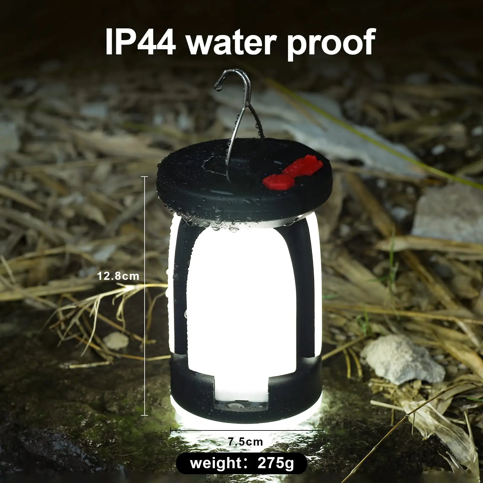 Camping Lantern - Solar LED 1000LM Rechargeable Power Bank