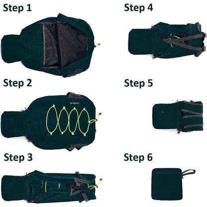 Backpack: Waterproof Foldable Backpack - Stylish & Packable Unisex Bag