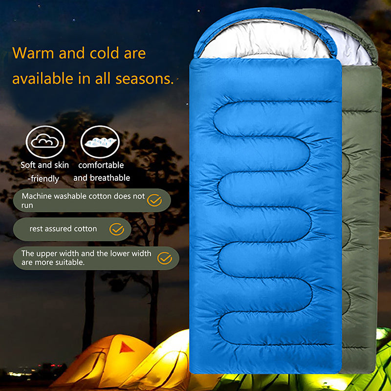 Camping Sleeping Bag: Waterproof Ultralight 4-Season 