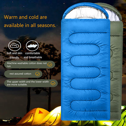 Camping Sleeping Bag: Waterproof Ultralight 4-Season 