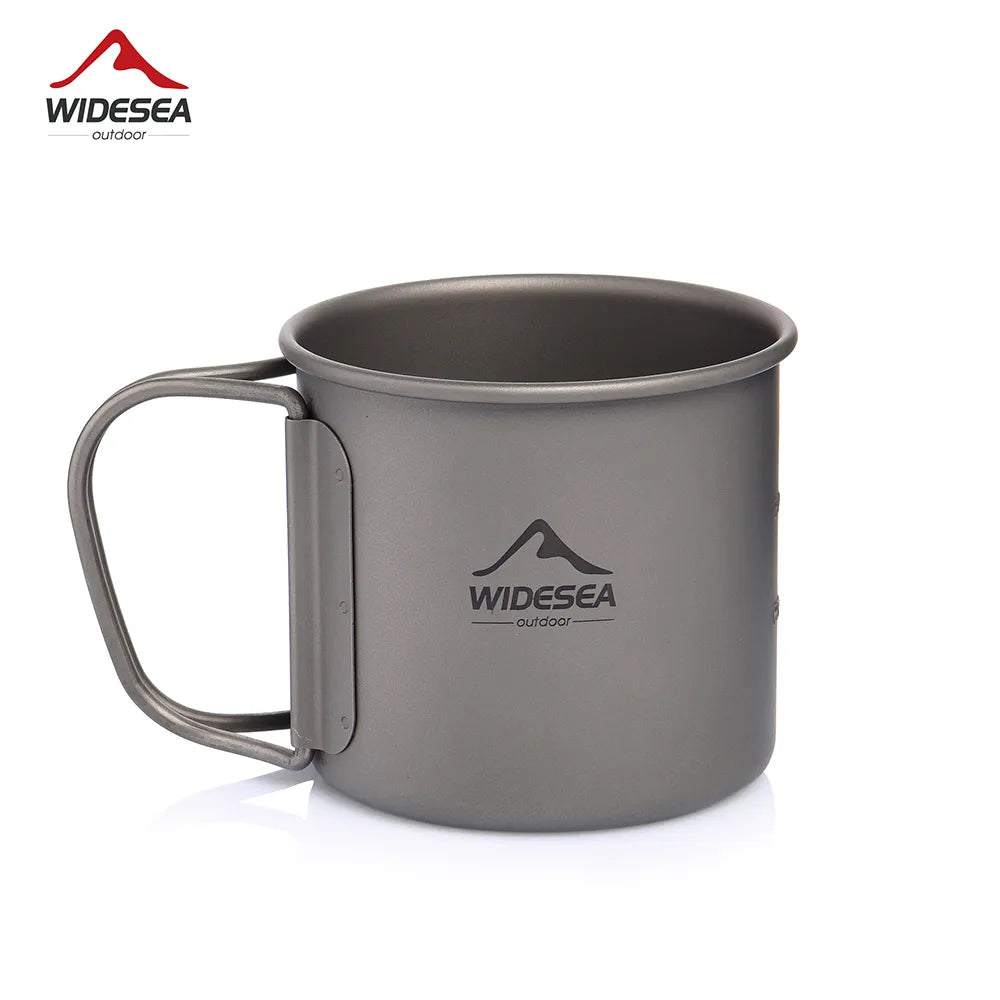 Titanium Camping Mug - Widesea Outdoor Cookware Set