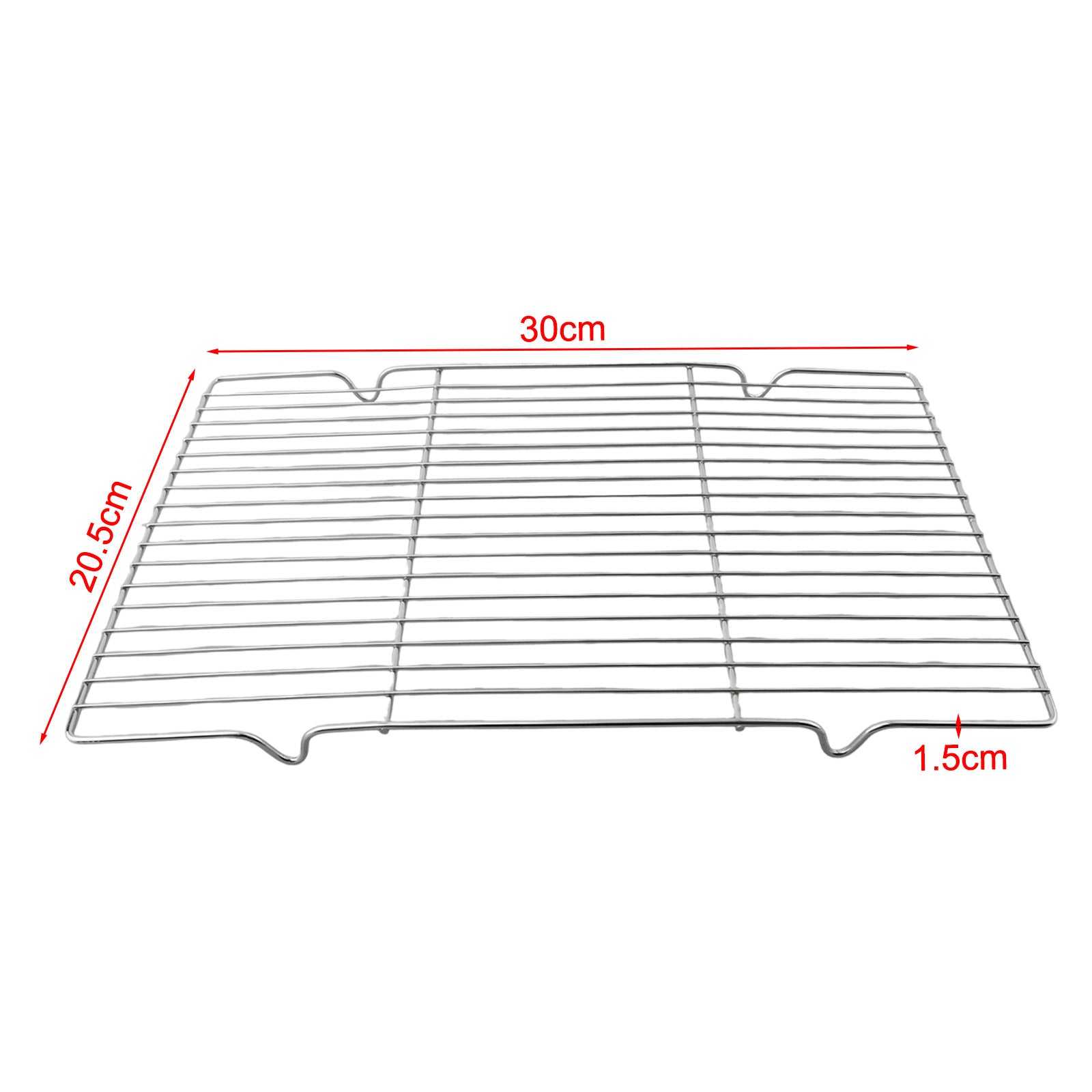 Barbecue Grill: Stainless Steel BBQ Grill Mesh Net - Rectangle Grid