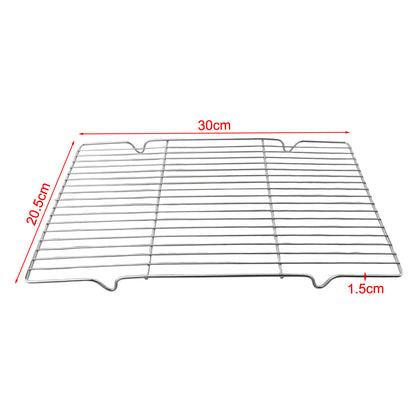 Barbecue Grill: Stainless Steel BBQ Grill Mesh Net - Rectangle Grid