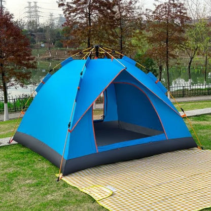 Camping Tent: Automatic Quick-Open Tent - Thickened, Sunscreen, Rainproof