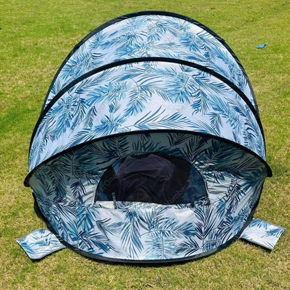 Beach Tent Sun Protection, Windproof Pop-Up, Easy Setup