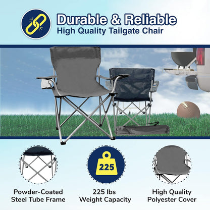 Camping Chair: Portable Weather Station Chair - Lightweight & Comfy Outdoor