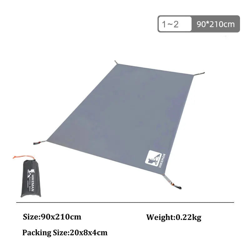 Camping Tent Tarp 210D Waterproof Ground Sheet Mat Multifunction Square,Hexagon,Octagon Picnic Mattress Car Awning Canopy
