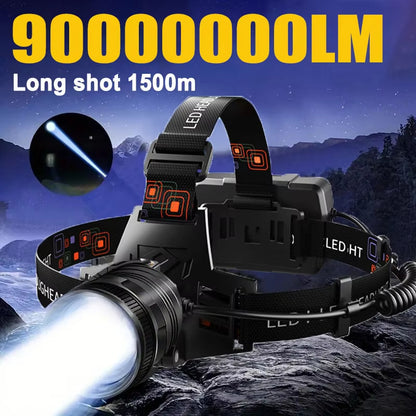 LED Headlamp: High Lumen, Rechargeable, Durable