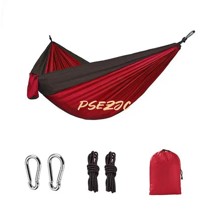 Outdoor Camping Hammock: Portable Parachute for 1-2 People