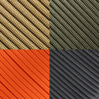 7 Cores 550 Paracord Rope - 4mm Outdoor Camping Survival Cord