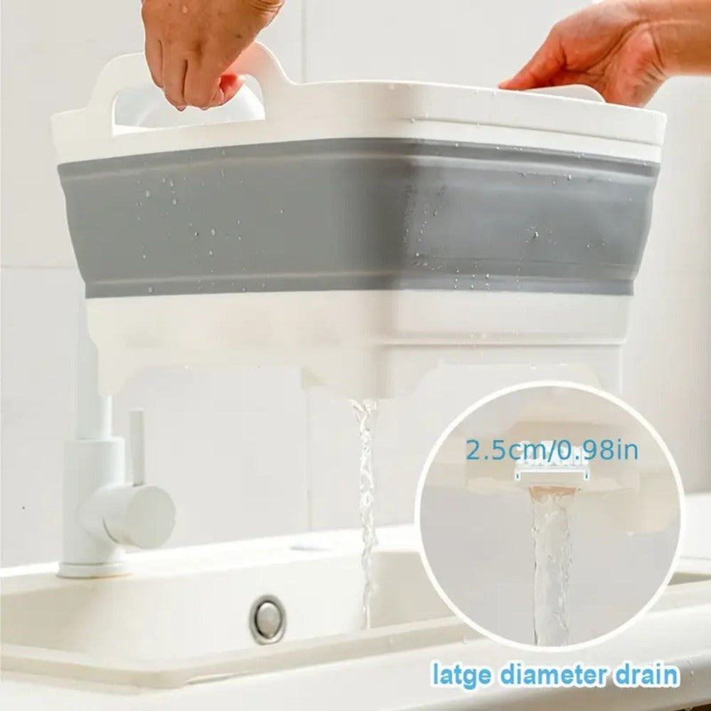 Square Folding Basin: Portable Kitchen & Camping Washbasin