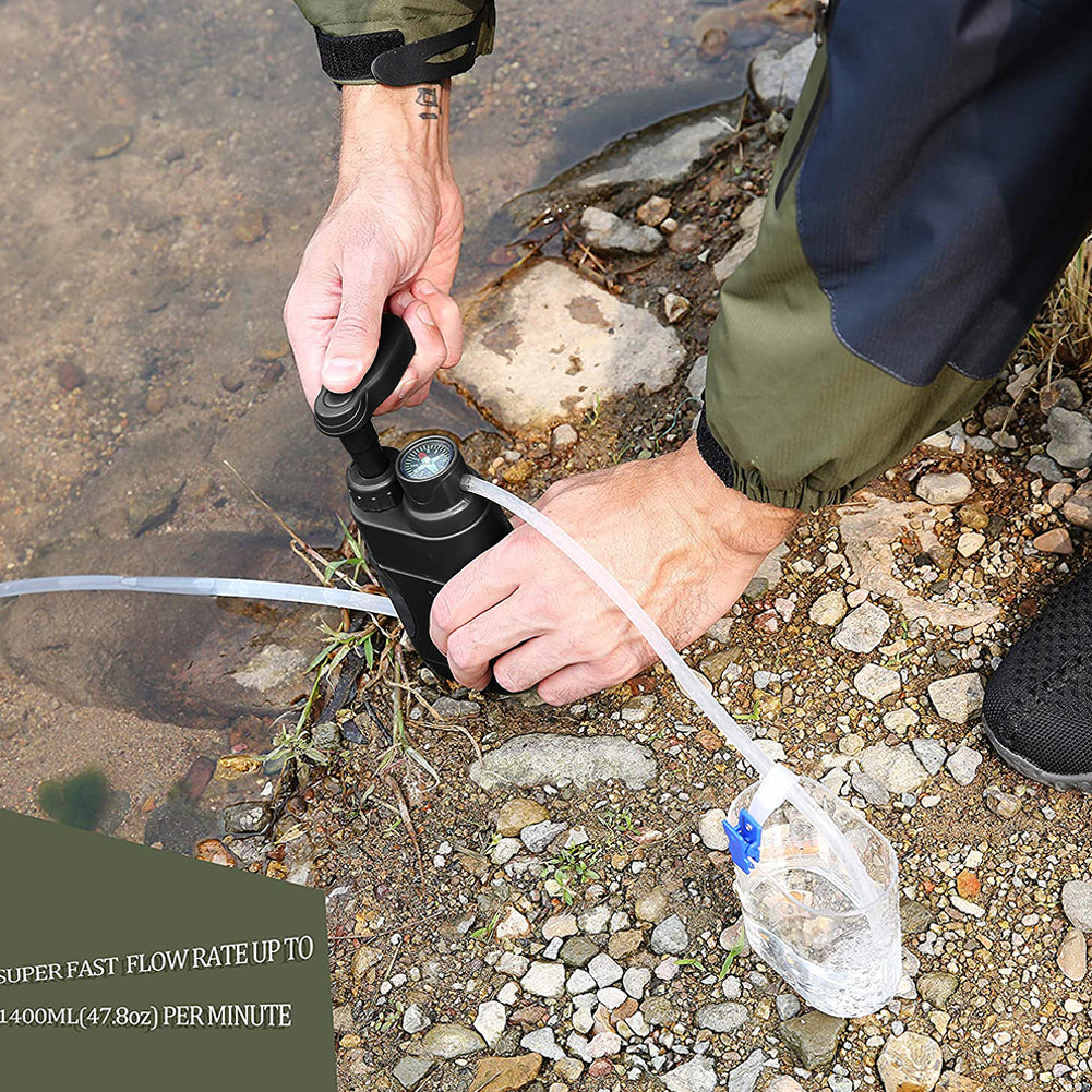 Outdoor Water Filter: Portable Camping Purifier System