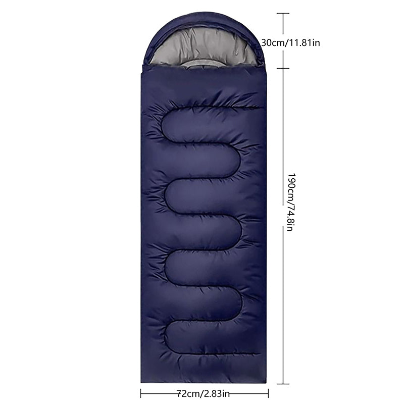 Camping Sleeping Bag: Waterproof Ultralight 4-Season 