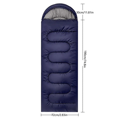 Camping Sleeping Bag: Waterproof Ultralight 4-Season 