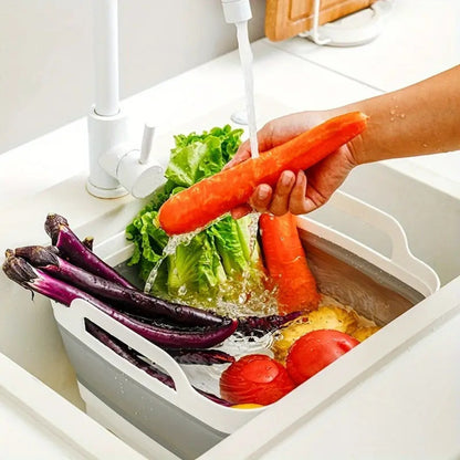 Square Folding Basin: Portable Kitchen & Camping Washbasin
