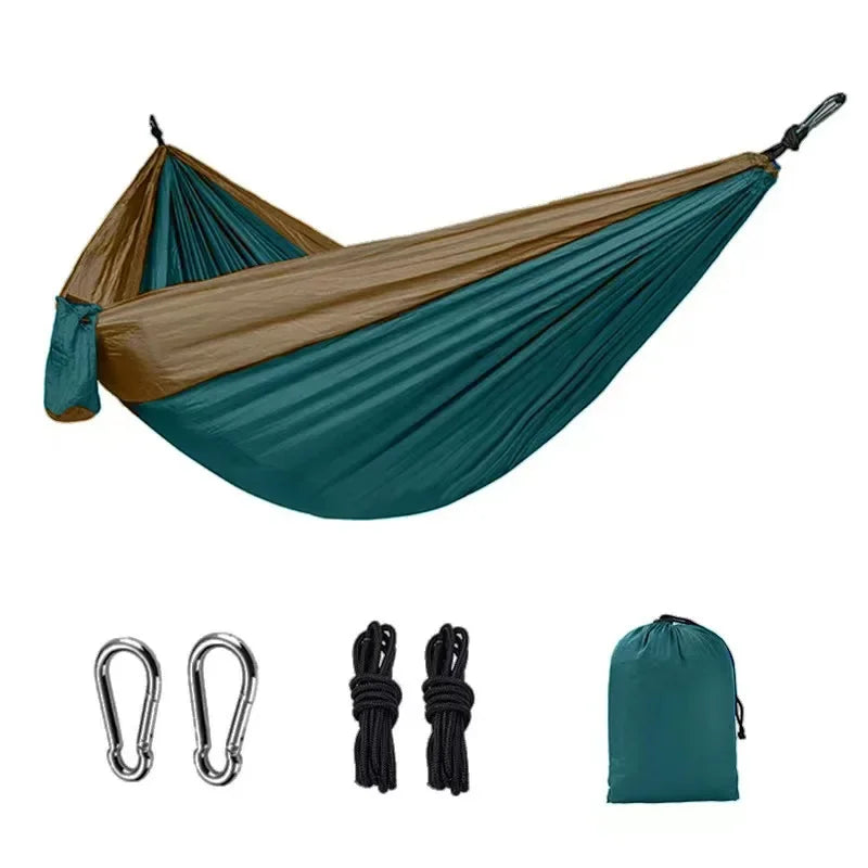 Outdoor Camping Hammock: Portable Parachute for 1-2 People