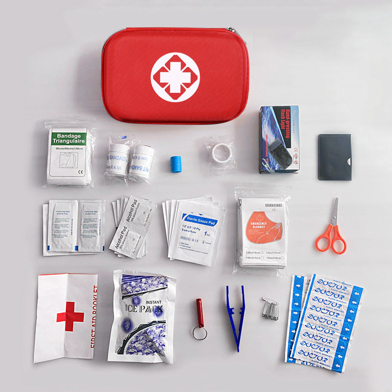 First Aid Kit Outdoor Car Travel Emergency Supplies