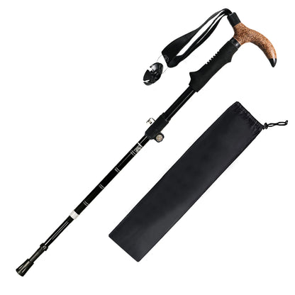 Hiking Sticks: Ultralight Folding Trekking Pole - Portable & Anti-Slip Stick