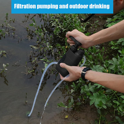 Outdoor Water Filter: Portable Camping Purifier System