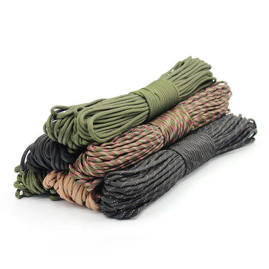 7 Cores 550 Paracord Rope - 4mm Outdoor Camping Survival Cord