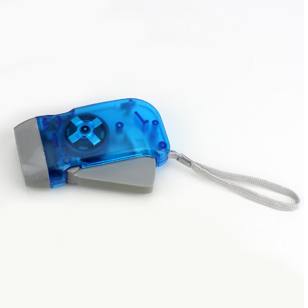 Hand Crank Flashlight: LED Dynamo Emergency Camping Torch