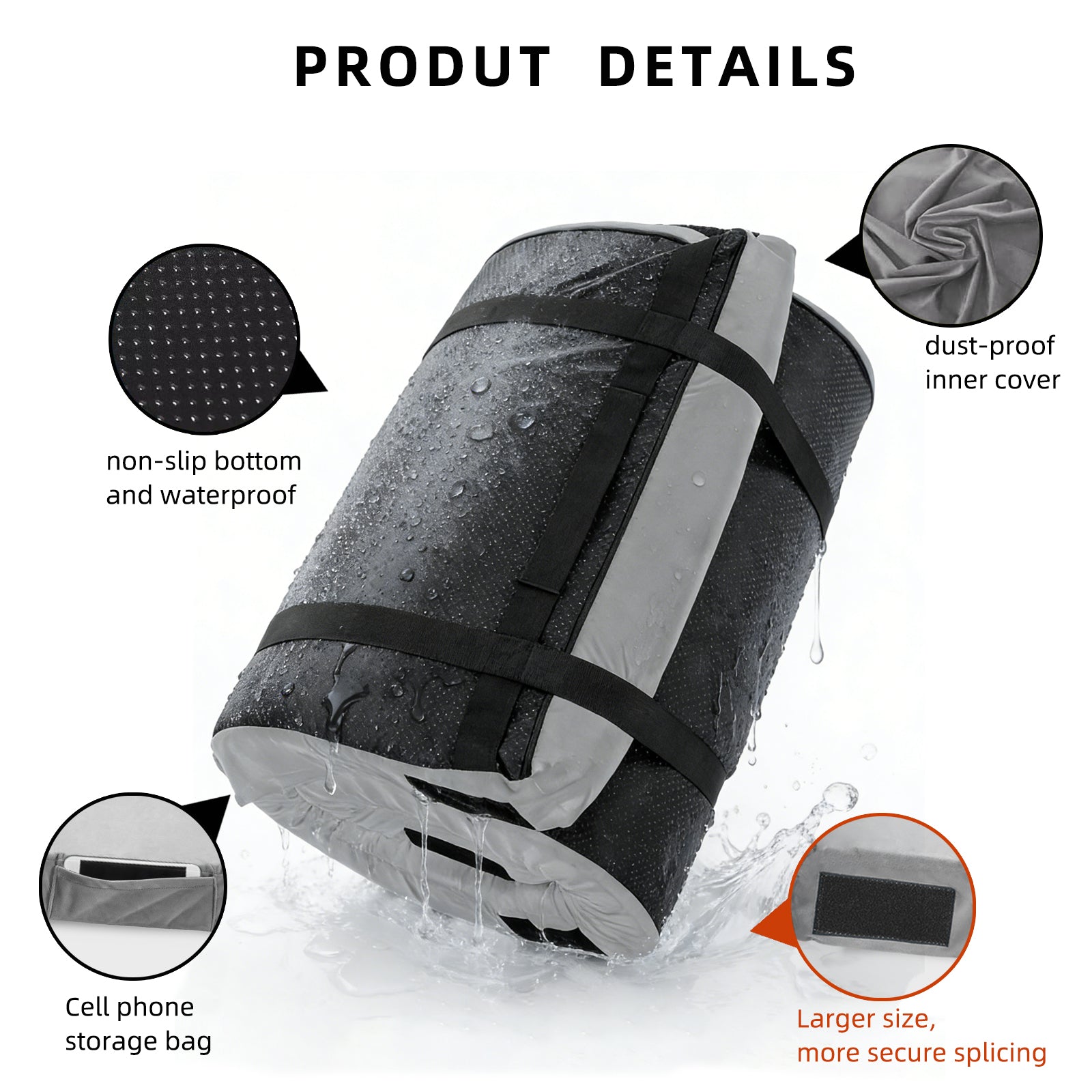 Sleeping Pad: Memory Foam Camping Mattress 3.1" - Portable Cot Pad