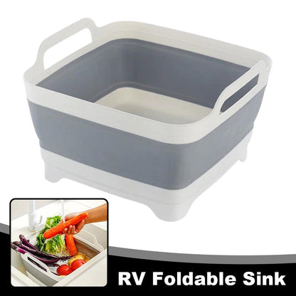 Washbasin: Travel-Friendly Folding Sink Basket