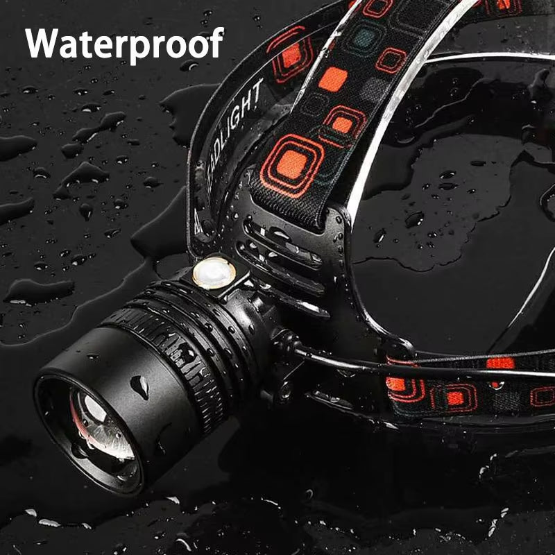 LED Headlamp: High Lumen, Rechargeable, Durable