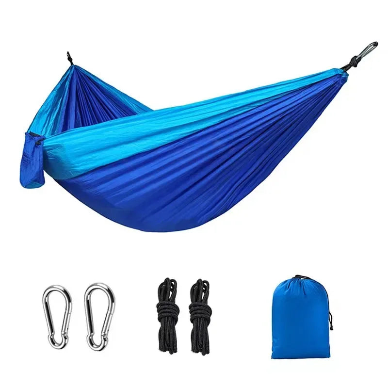 Outdoor Camping Hammock: Portable Parachute for 1-2 People