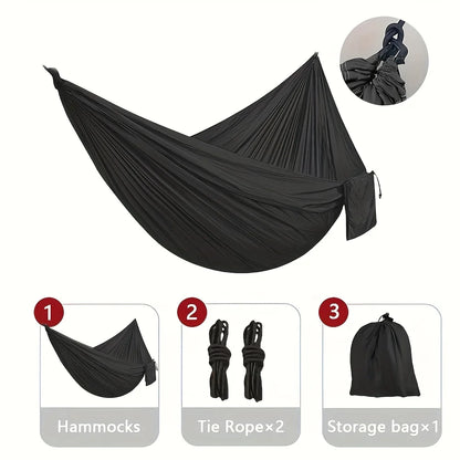 Camping Hammock Set: Lightweight, Durable for Beach & Hiking