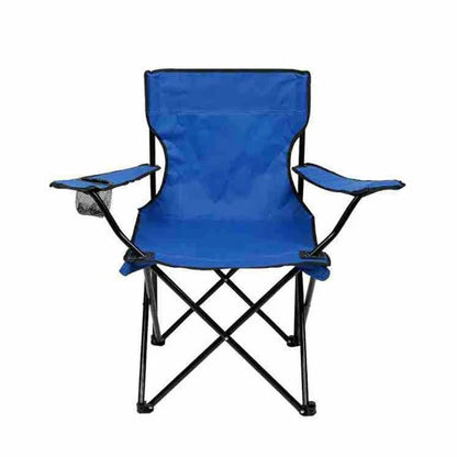 Portable Folding Camping Chair with Hard Arms & Carry Bag