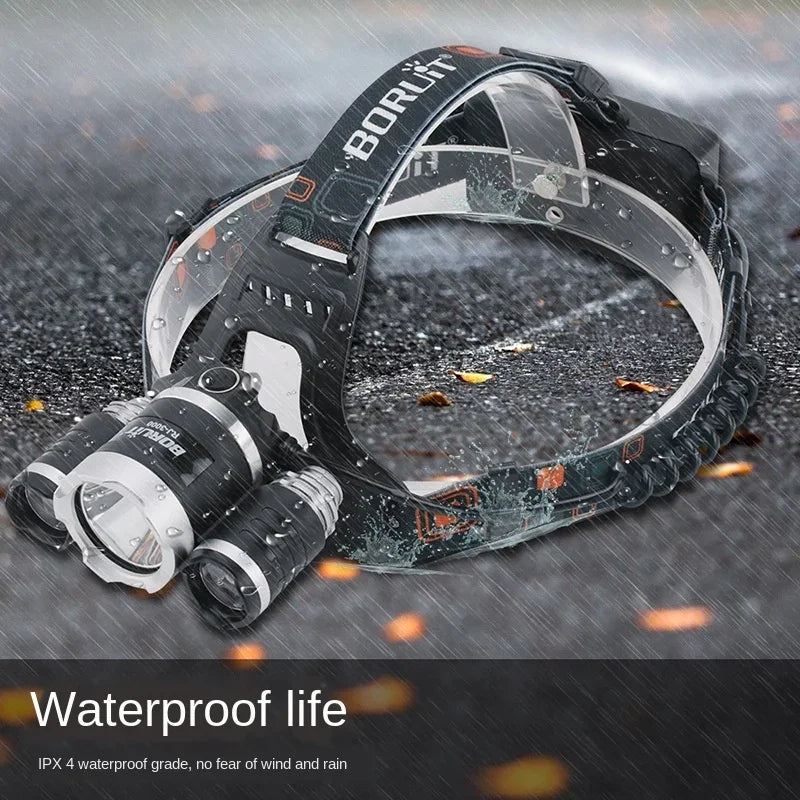 USB Rechargeable Headlamp: Powerful LED Flashlight Lantern