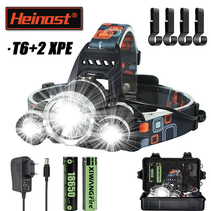 USB Rechargeable Headlamp: Powerful LED Flashlight Lantern